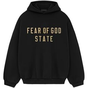 Fear of God Black Hoodie
